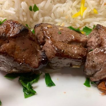 Lamb Shashlik Kabab